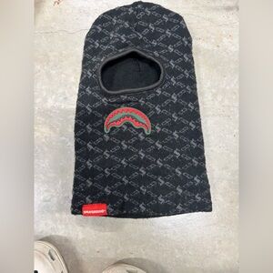 Sprayground Black and Gray Kids Balaclava